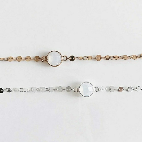 5 for $25 Crystal Pendant Choker Necklace - Picture 6 of 7